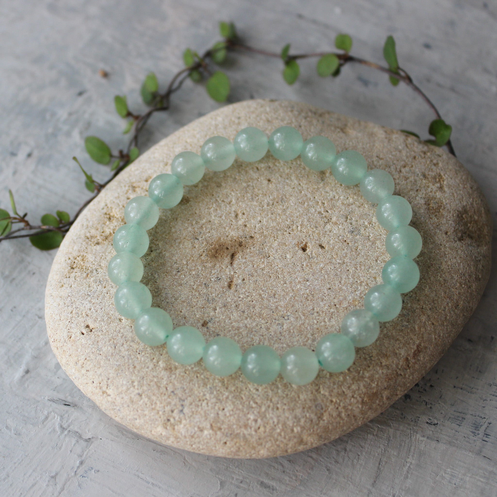 Bead Bracelet Green Adventurine - Tribe Castlemaine