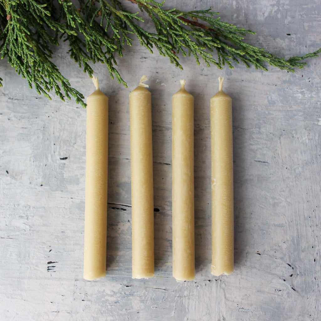 Beeswax Advent / Ritual Candles - Tribe Castlemaine