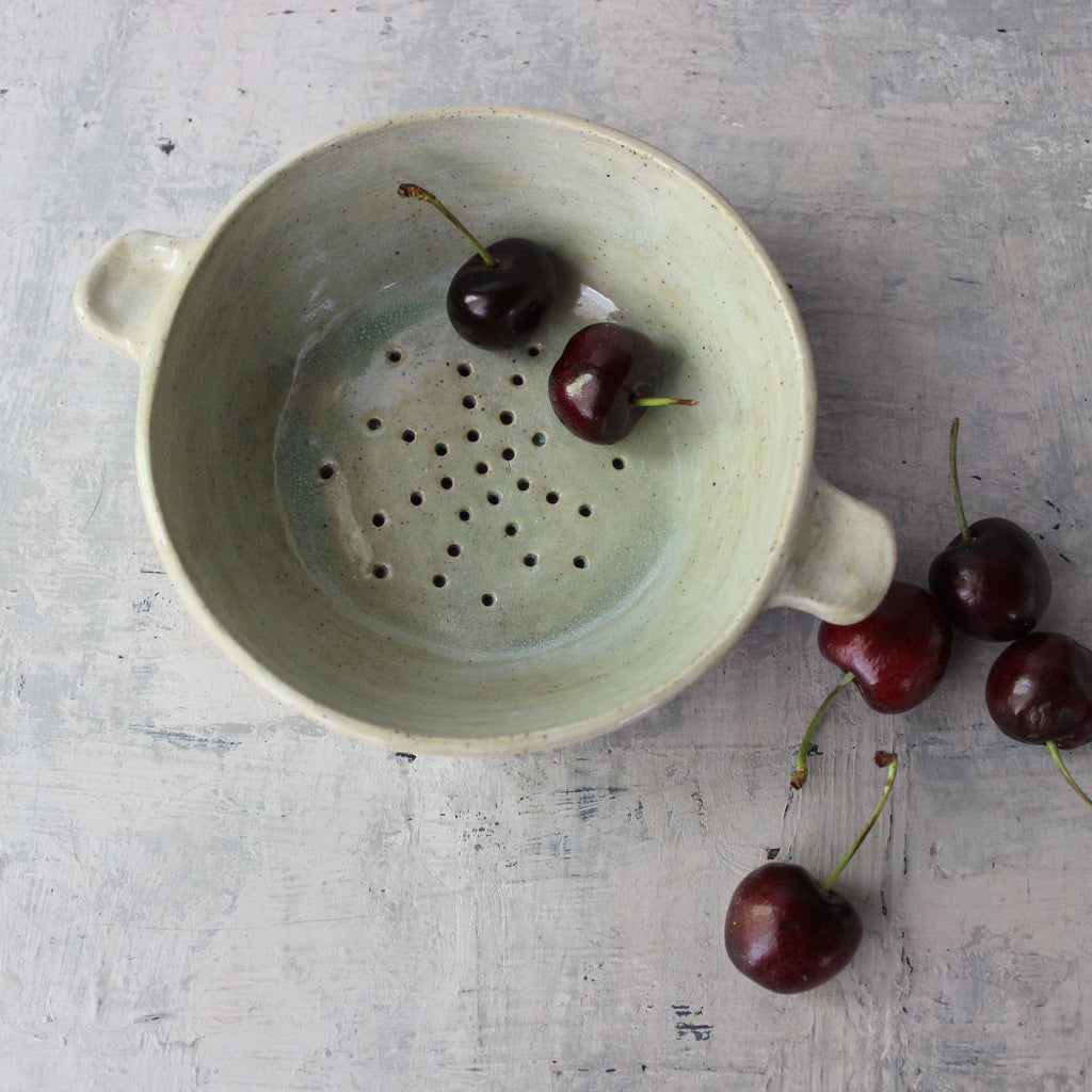 Berry Colander Bowl Green - Tribe Castlemaine