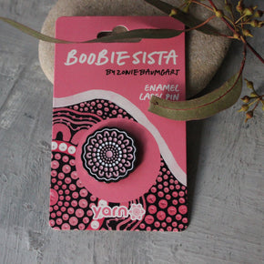 Boobie Sista Lapel Pin - Tribe Castlemaine