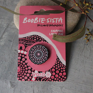 Boobie Sista Lapel Pin - Tribe Castlemaine