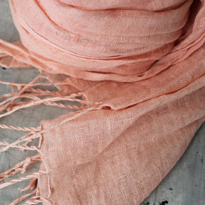 Botanical Dye Linen Scarves - Tribe Castlemaine