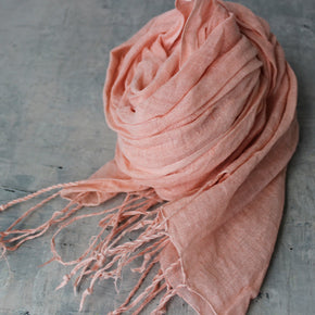 Botanical Dye Linen Scarves - Tribe Castlemaine