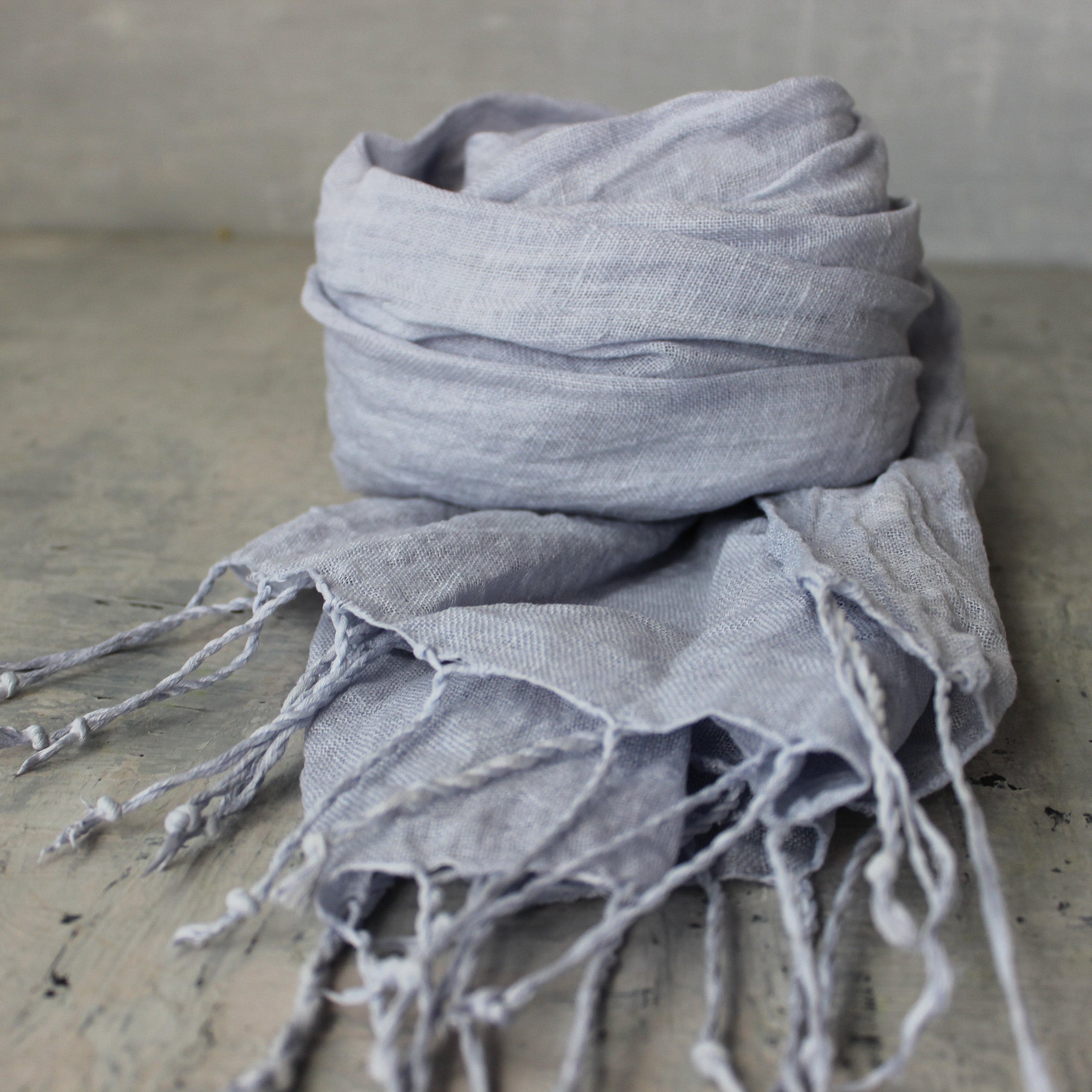 Botanical Dye Linen Scarves - Tribe Castlemaine