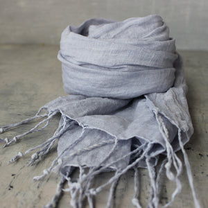 Botanical Dye Linen Scarves - Tribe Castlemaine