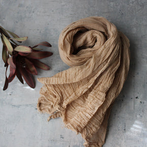 Botanical Dye Muslin Scarves - Tribe Castlemaine