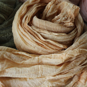 Botanical Dye Muslin Scarves - Tribe Castlemaine