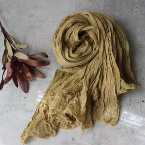 Botanical Dye Muslin Scarves - Tribe Castlemaine