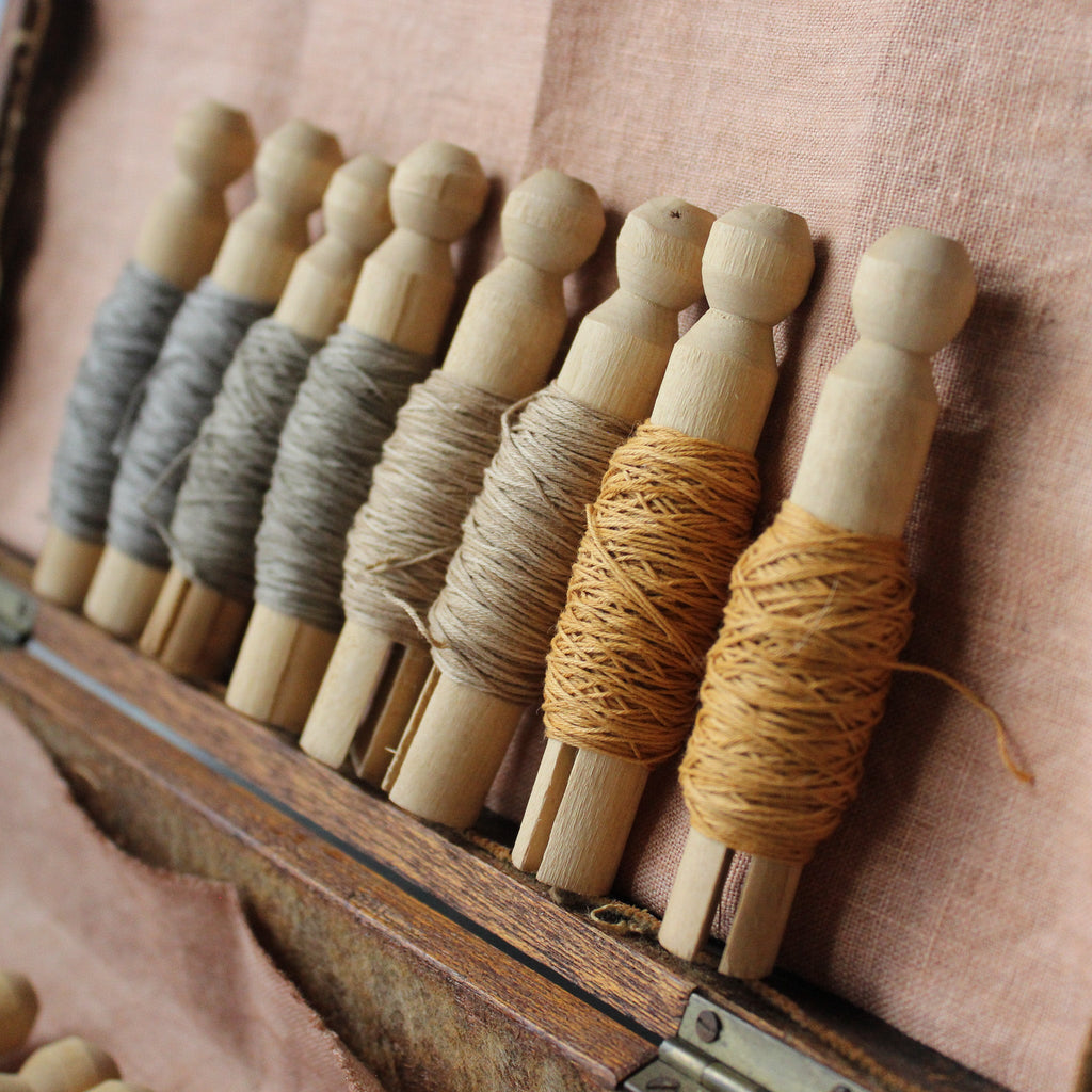Botanical Dye Sashiko Threads - Tribe Castlemaine