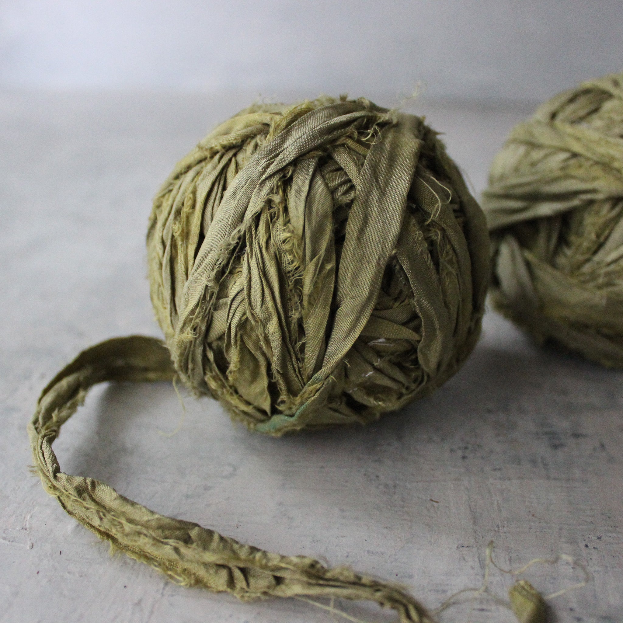 Botanical Dye Silk Ribbon - Tribe Castlemaine