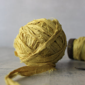 Botanical Dye Silk Ribbon - Tribe Castlemaine
