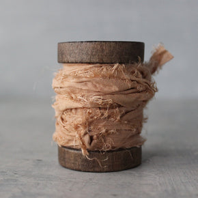 Botanical Dye Silk Ribbon Bobbins - Tribe Castlemaine