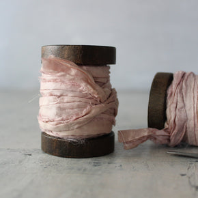 Botanical Dye Silk Ribbon Bobbins - Tribe Castlemaine