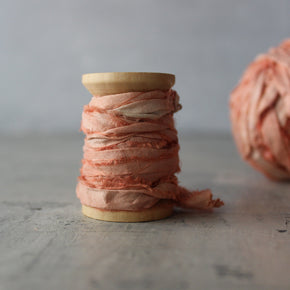 Botanical Dye Silk Ribbon Bobbins - Tribe Castlemaine