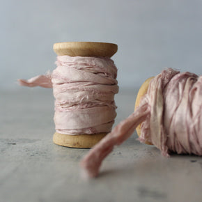 Botanical Dye Silk Ribbon Bobbins - Tribe Castlemaine