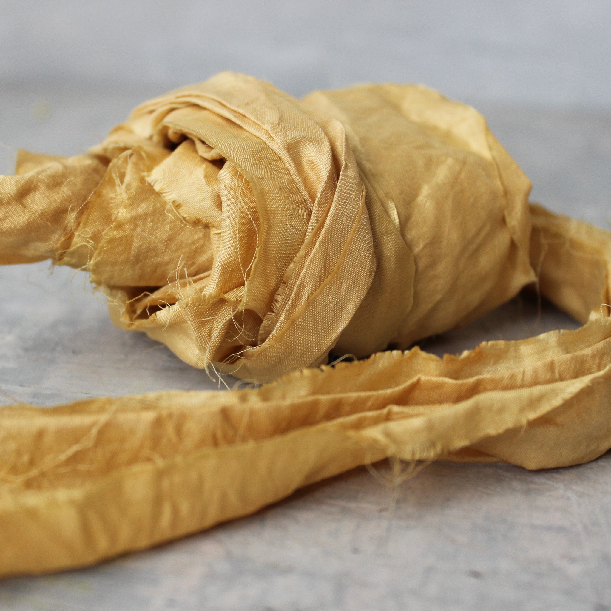 Botanical Dye Silk Ribbon Wide - Tribe Castlemaine