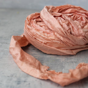 Botanical Dye Silk Ribbon Wide - Tribe Castlemaine