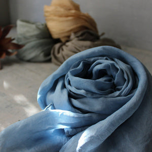 Botanical Dye Silk Scarves - Tribe Castlemaine