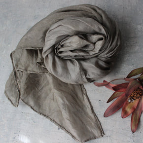 Botanical Dye Silk Scarves - Tribe Castlemaine