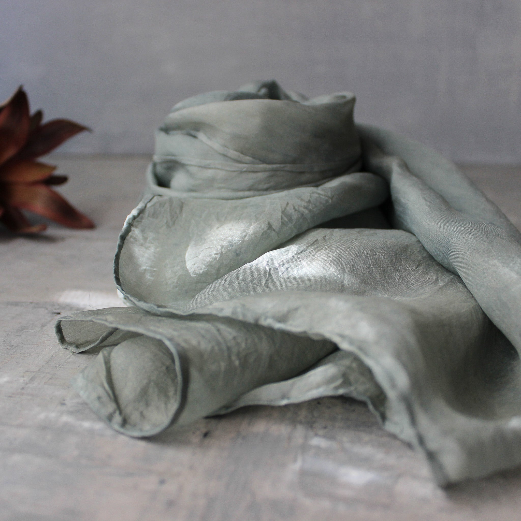 Botanical Dye Silk Scarves - Tribe Castlemaine