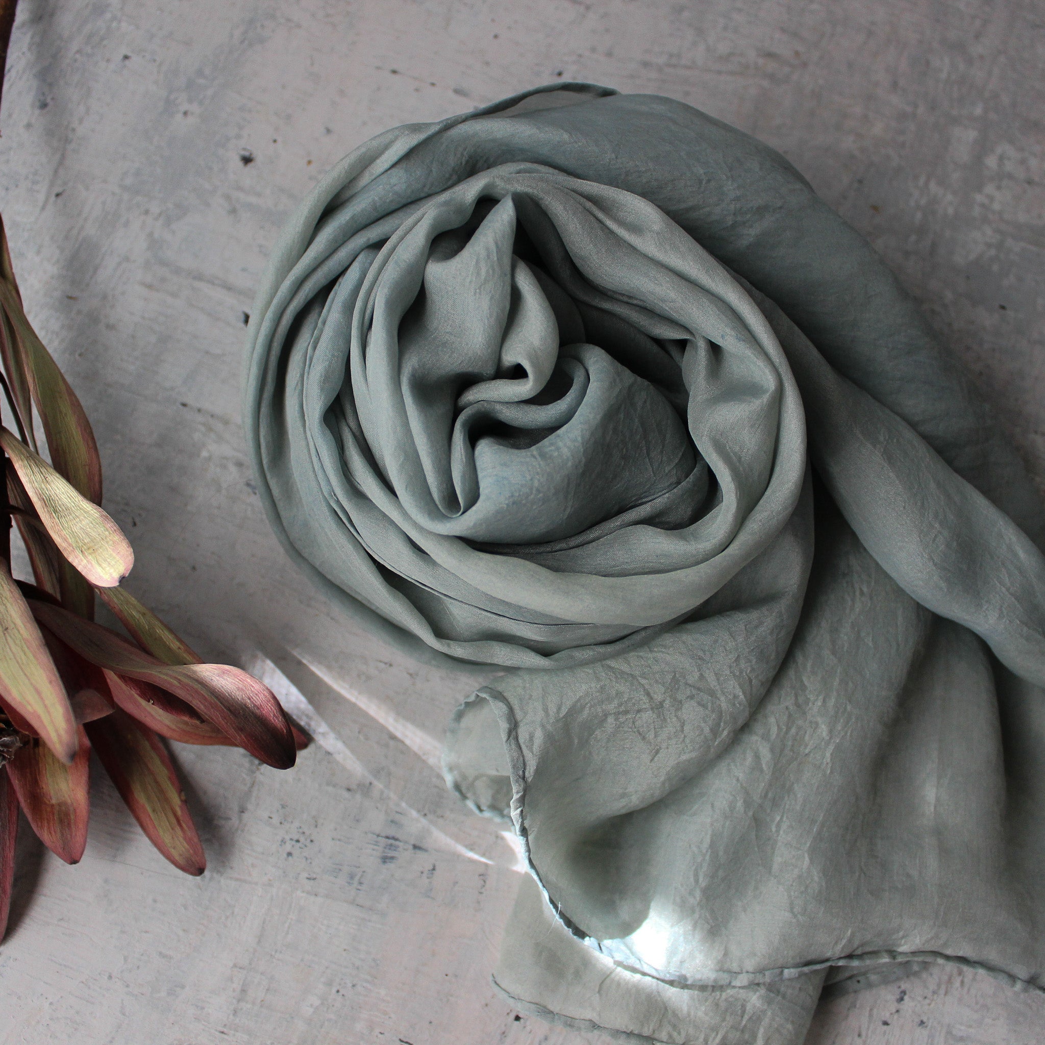 Botanical Dye Silk Scarves - Tribe Castlemaine