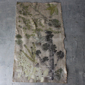 Botanical Eco Print Linen Panel Placemats - Tribe Castlemaine