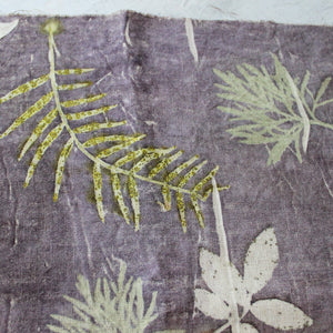 Botanical Eco Print Linen Panel Placemats - Tribe Castlemaine