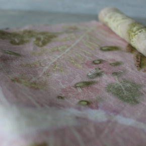 Botanical Eco Print Linen Panel Placemats - Tribe Castlemaine