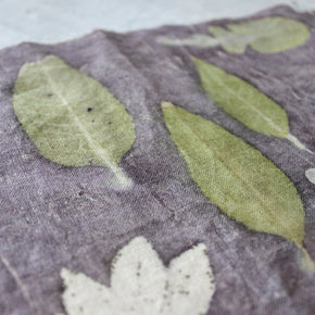 Botanical Eco Print Linen Panel Placemats - Tribe Castlemaine
