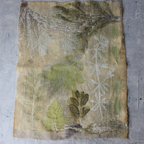 Botanical Eco Print Linen Panel Placemats - Tribe Castlemaine