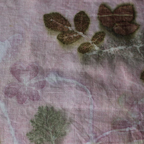 Botanical Eco Print Linen Panel Placemats - Tribe Castlemaine