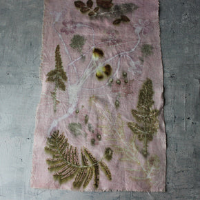 Botanical Eco Print Linen Panel Placemats - Tribe Castlemaine