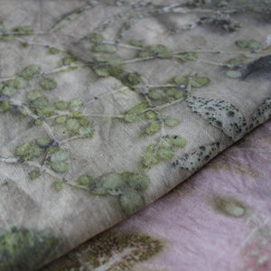 Botanical Eco Print Linen Panel Placemats - Tribe Castlemaine