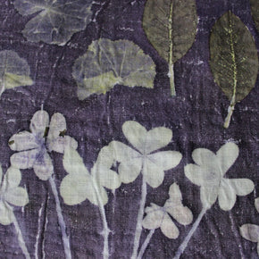 Botanical Eco Print Linen Placemat Logwood 1 - Tribe Castlemaine