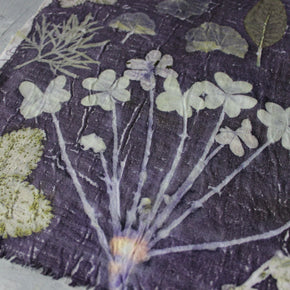 Botanical Eco Print Linen Placemat Logwood 1 - Tribe Castlemaine