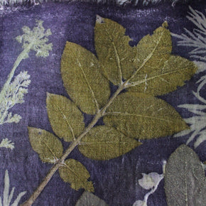 Botanical Eco Print Linen Placemat Logwood 2 - Tribe Castlemaine