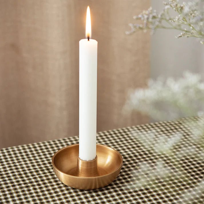 Brass Candle Holder - Tribe Castlemaine