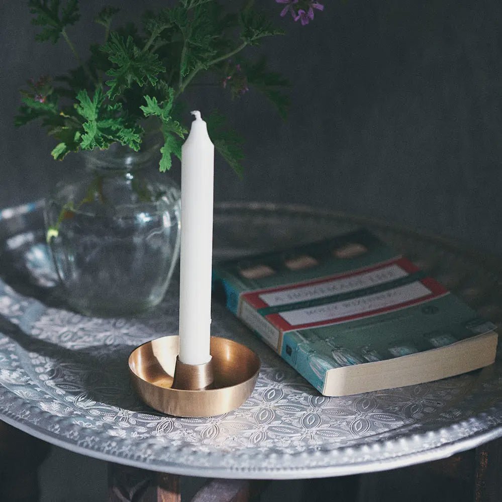 Brass Candle Holder - Tribe Castlemaine