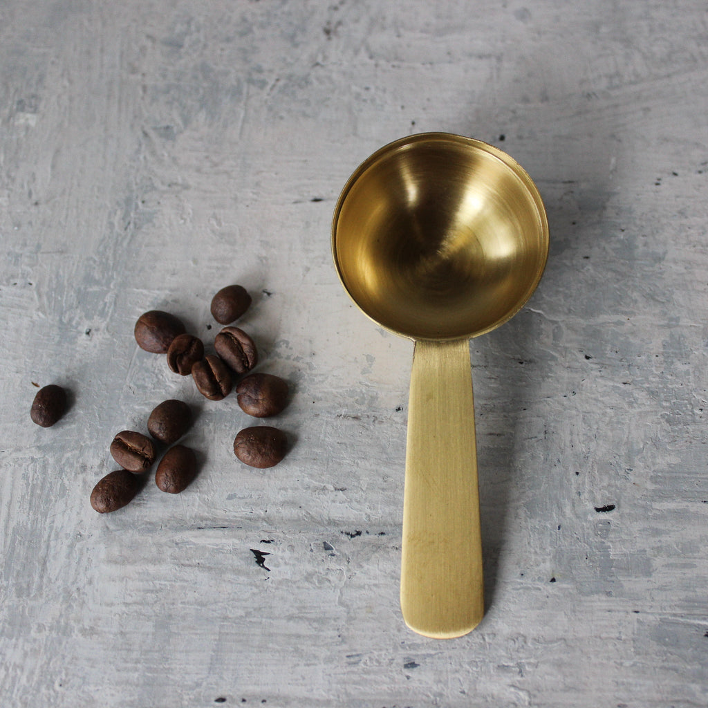 Brass Coffee Measure Spoon - Tribe Castlemaine