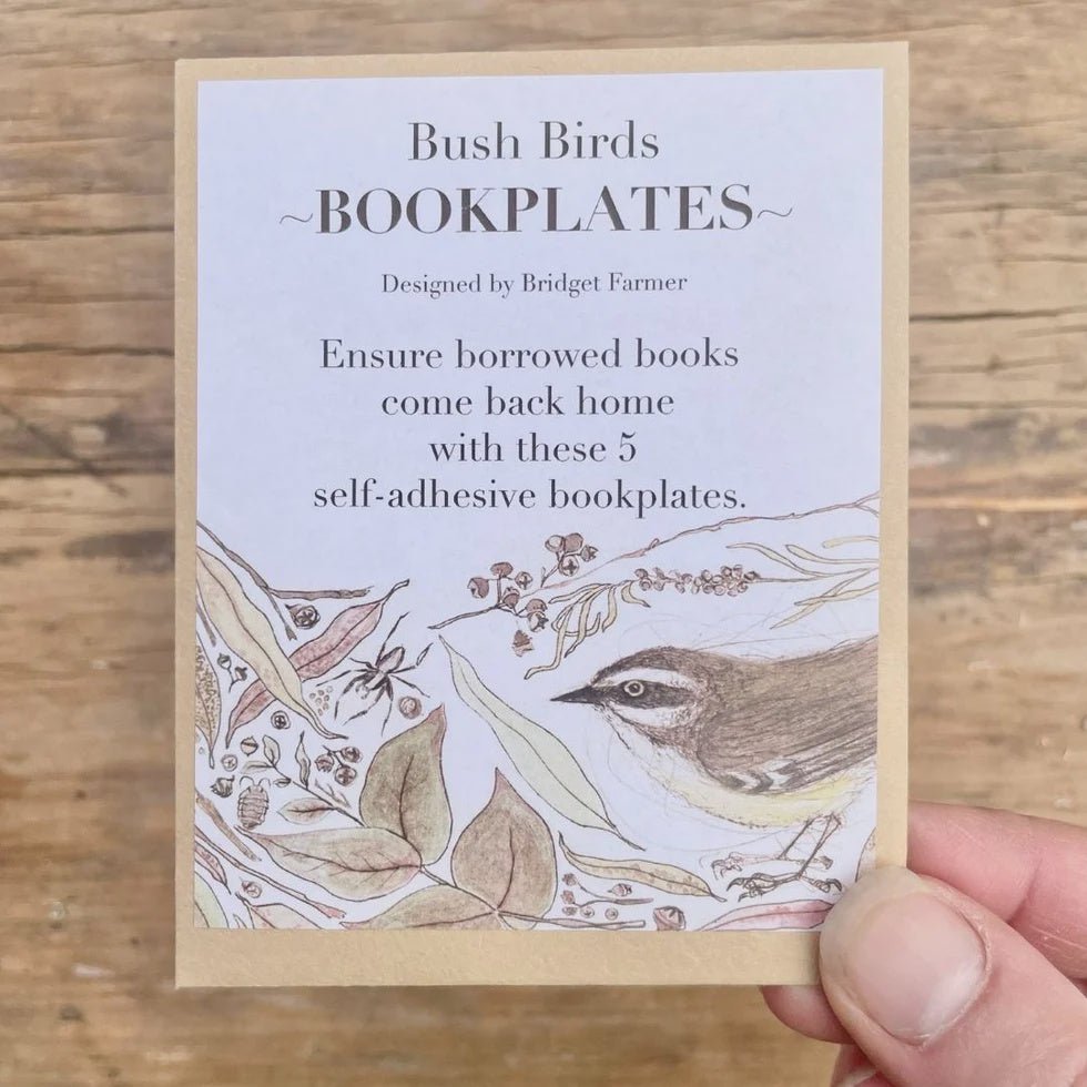 Bridget Farmer Bird Bookplate - Tribe Castlemaine