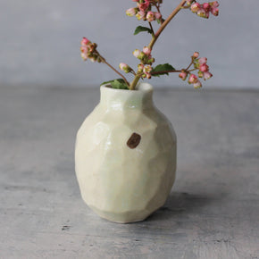 Bud Vase Faceted Gold - Tribe Castlemaine