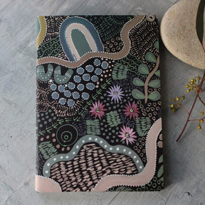 By the Waterhole A5 Notebook 3 - Pack - Tribe Castlemaine