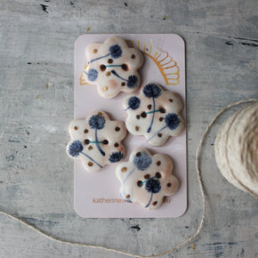 Ceramic Buttons : Dandelion - Tribe Castlemaine