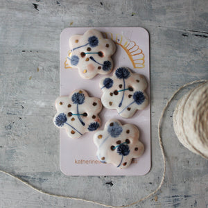 Ceramic Buttons : Dandelion - Tribe Castlemaine