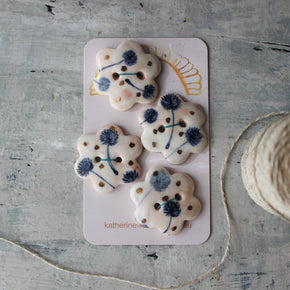 Ceramic Buttons : Dandelion - Tribe Castlemaine
