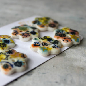 Ceramic Buttons Stars & Cells - Tribe Castlemaine