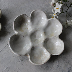 Ceramic Daisy Trinket Trays - Tribe Castlemaine
