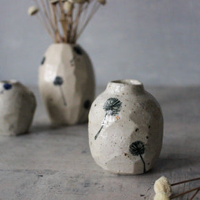 Ceramic Dandelion Vases - Tribe Castlemaine