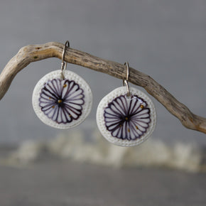 Ceramic Earrings Daisy - Tribe Castlemaine