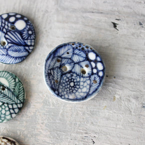 Ceramic Hand - painted Buttons - Tribe Castlemaine